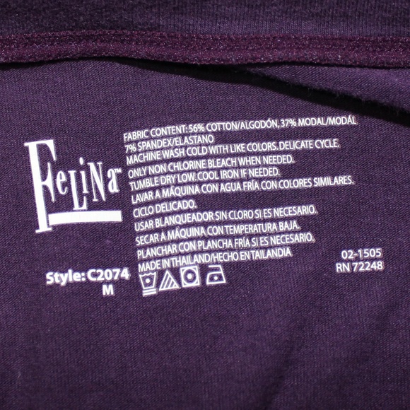 Plain Purple Long sleeve top - Picture 5 of 5